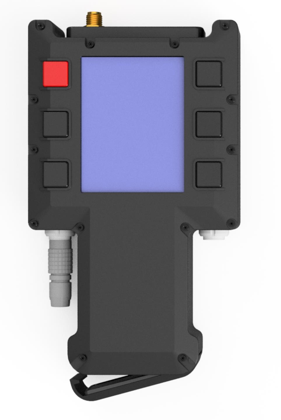 Portable digital stethoscope (front view)